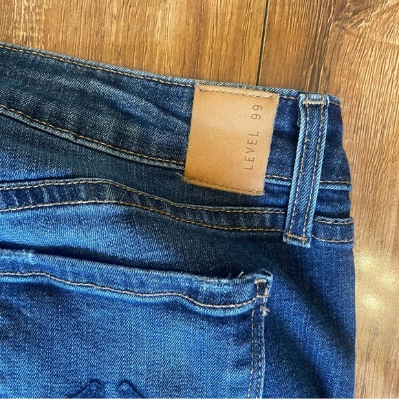LEVEL 99 Women’s Blue High Rise Bootcut Parkside Denim Jeans Size 30 - Picture 12 of 13